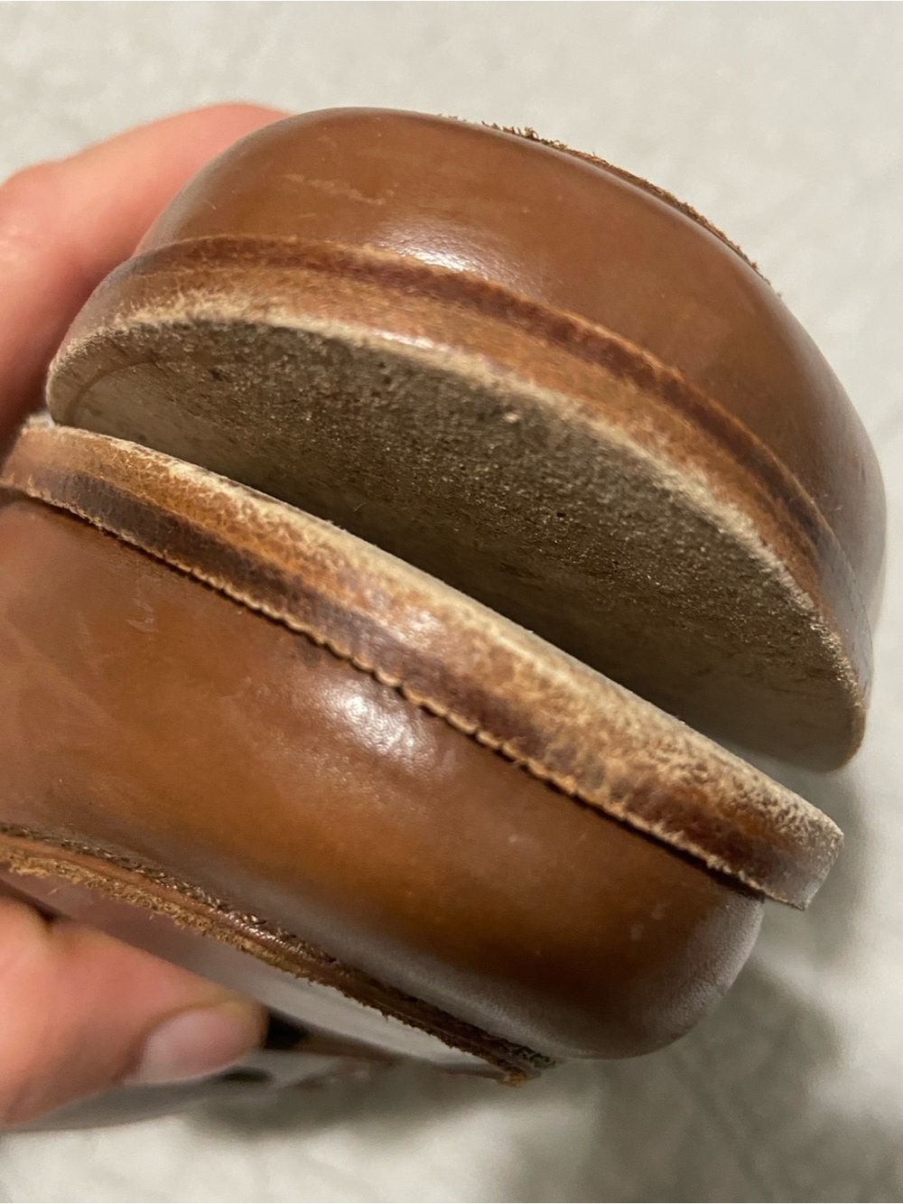 J. Crew Women's Tan Leather Penny Loafers - Picture 6 of 9